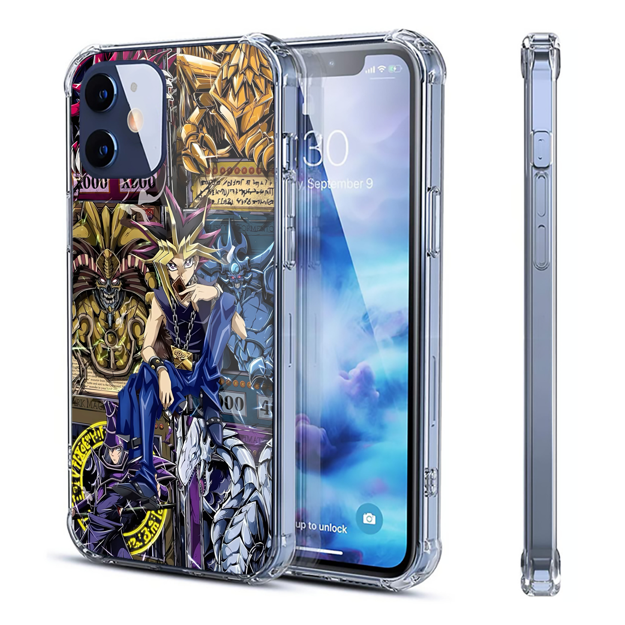 （画像用） 遊☆戯☆王 Yu-Gi-Oh! 【iPhone 12シリーズ対応】透明スマホケース（クリアソフトケース）